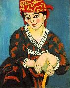 Henri Matisse Madras Rouge oil